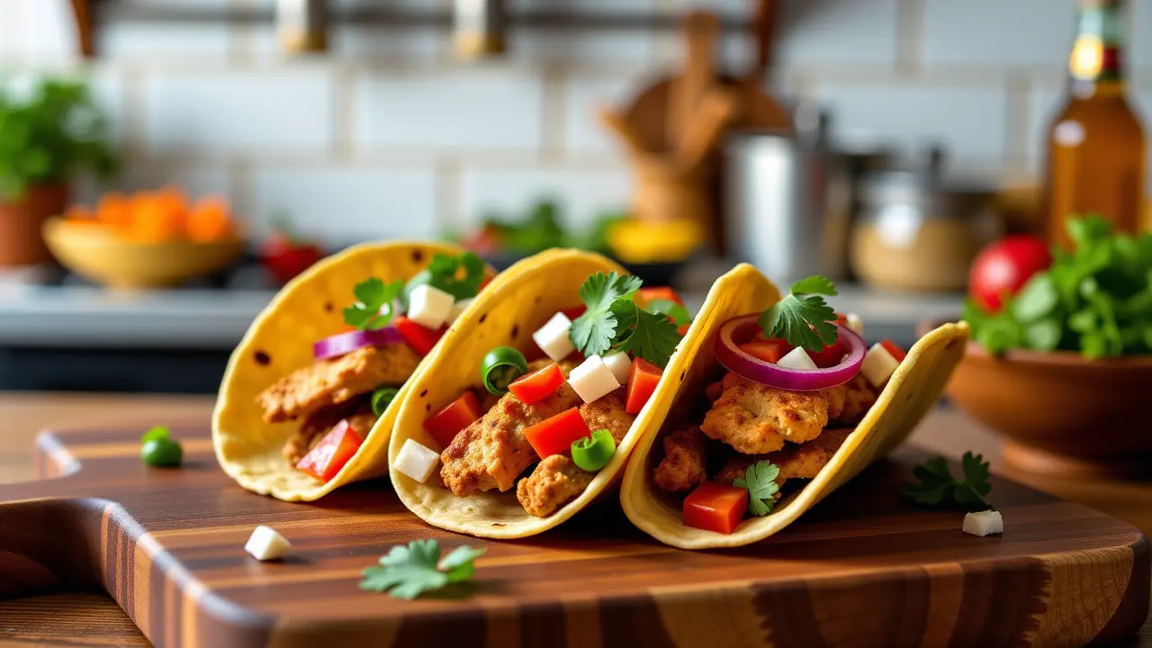 Tacos z Kurczakiem – Meksykańska Uczta w Domu